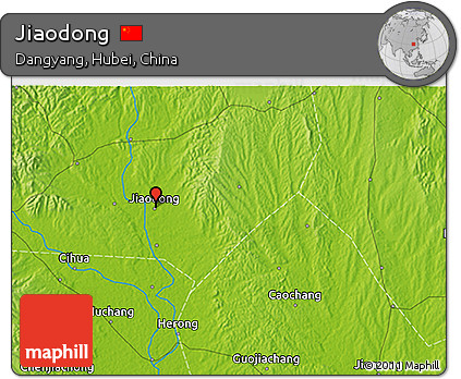 Physical 3D Map of Jiaodong