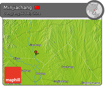 Physical 3D Map of Minjiachang