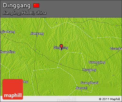Physical 3D Map of Dinggang