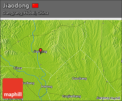 Physical 3D Map of Jiaodong