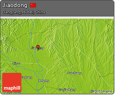 Physical 3D Map of Jiaodong