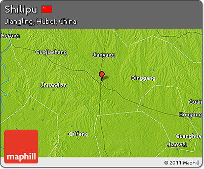 Physical 3D Map of Shilipu