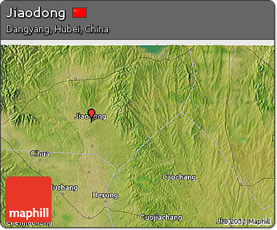 Satellite 3D Map of Jiaodong