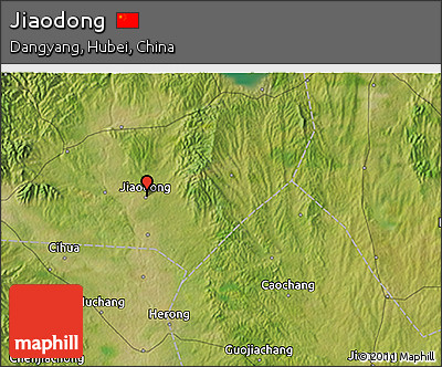 Satellite 3D Map of Jiaodong