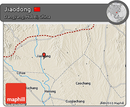 Shaded Relief 3D Map of Jiaodong