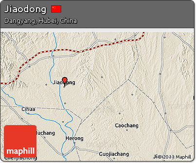 Shaded Relief 3D Map of Jiaodong