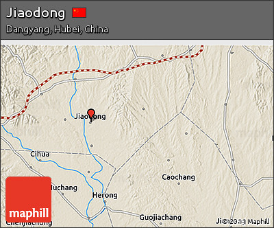 Shaded Relief 3D Map of Jiaodong