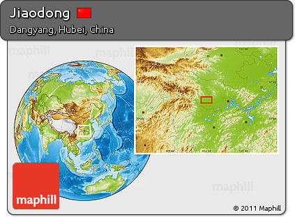 Physical Location Map of Jiaodong