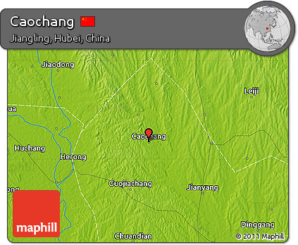 Physical Map of Caochang