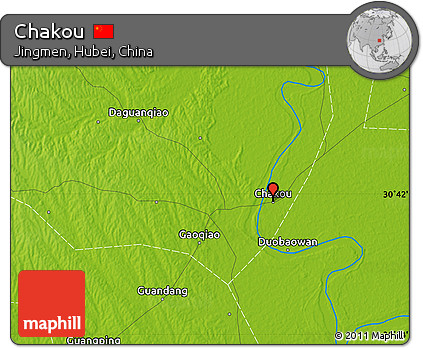 Physical Map of Chakou