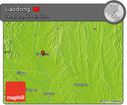 Physical Map of Jiaodong