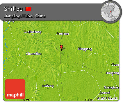 Physical Map of Shilipu