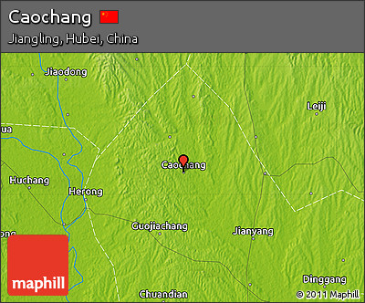 Physical Map of Caochang