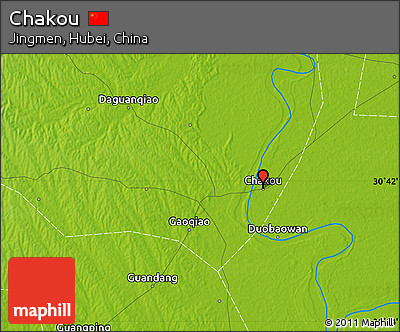 Physical Map of Chakou