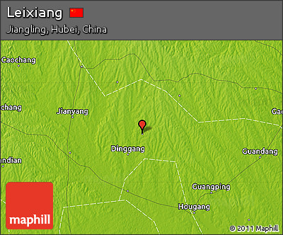 Physical Map of Leixiang
