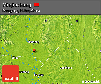 Physical Map of Minjiachang