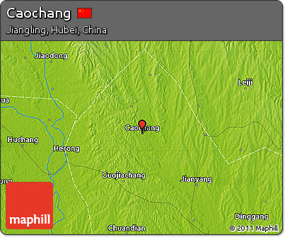 Physical Map of Caochang