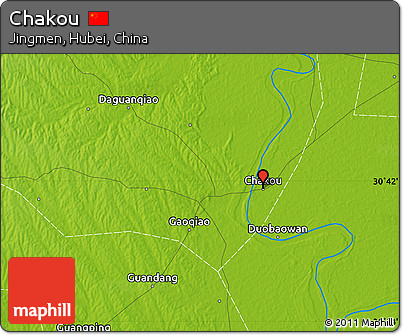 Physical Map of Chakou