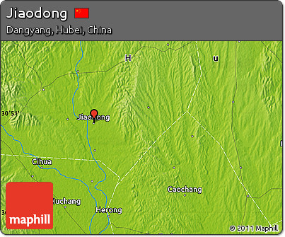 Physical Map of Jiaodong
