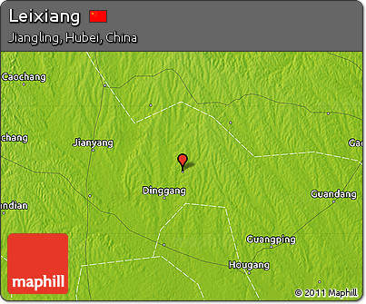 Physical Map of Leixiang