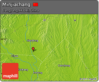 Physical Map of Minjiachang