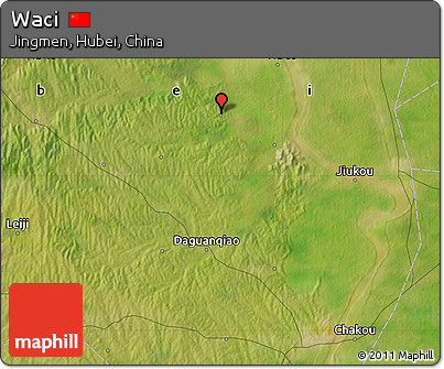 Satellite Map of Waci