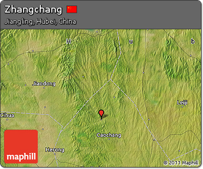 Satellite Map of Zhangchang