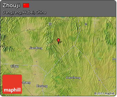 Satellite Map of Zhouji