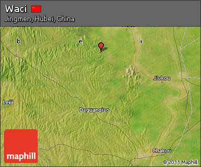 Satellite Map of Waci