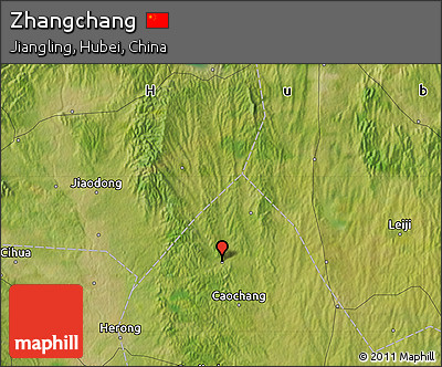 Satellite Map of Zhangchang