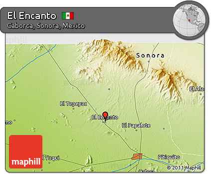 Physical 3D Map of El Encanto
