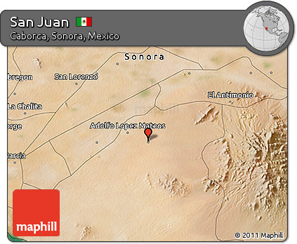 Satellite 3D Map of San Juan