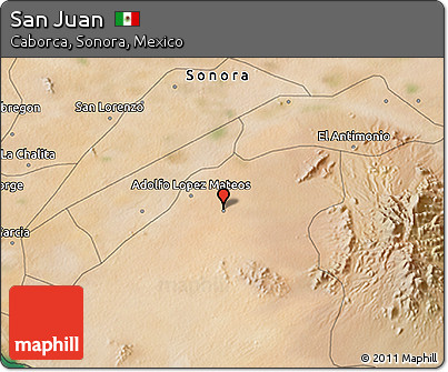 Satellite 3D Map of San Juan