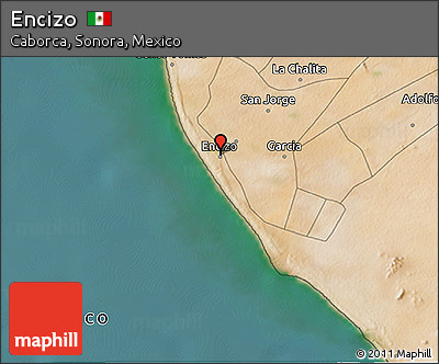 Satellite 3D Map of Encizo