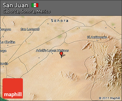Satellite 3D Map of San Juan