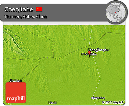 Physical 3D Map of Chenjiahe