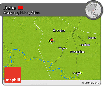 Physical 3D Map of Jiehe