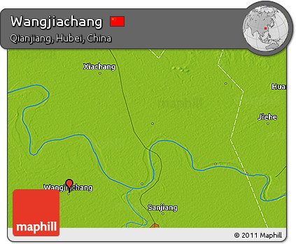 Physical 3D Map of Wangjiachang