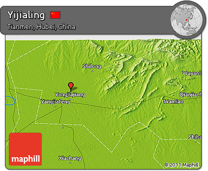 Physical 3D Map of Yijialing