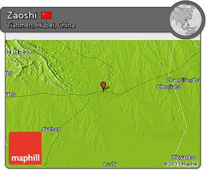 Physical 3D Map of Zaoshi