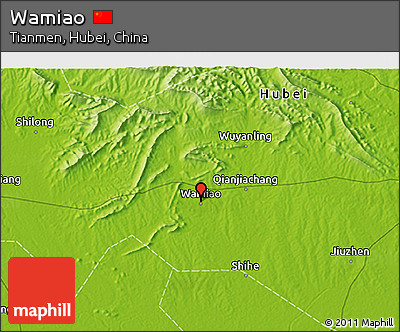Physical 3D Map of Wamiao