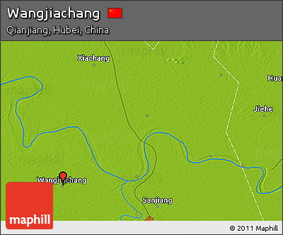Physical 3D Map of Wangjiachang