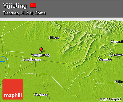 Physical 3D Map of Yijialing