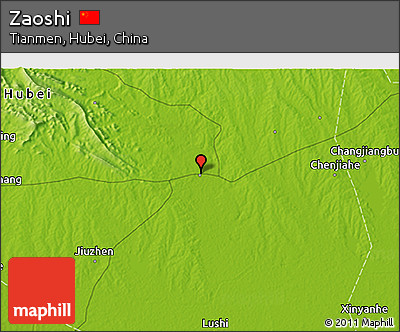 Physical 3D Map of Zaoshi