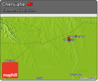 Physical 3D Map of Chenjiahe