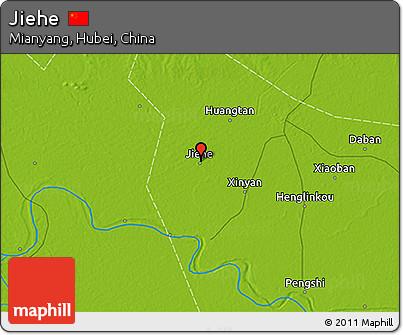 Physical 3D Map of Jiehe