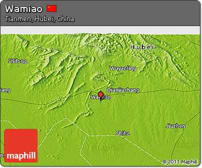 Physical 3D Map of Wamiao