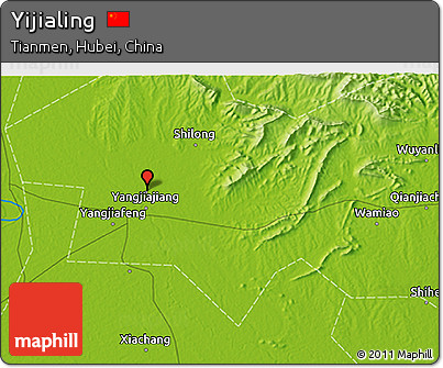 Physical 3D Map of Yijialing