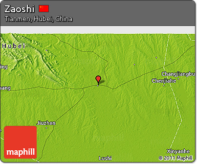 Physical 3D Map of Zaoshi
