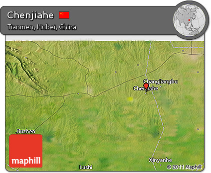 Satellite 3D Map of Chenjiahe